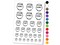 Honey Pot Doodle Bee Temporary Tattoo Water Resistant Fake Body Art Set Collection